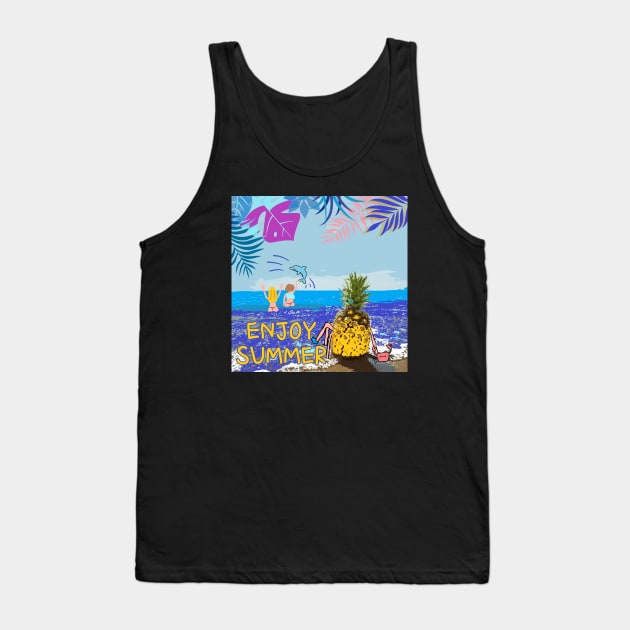 enjoy summer Tank Top by zzzozzo